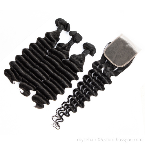 Fumi Hair Deep Curly Weave Super Double Drawn Brazilian Virgin Human Hair Extension